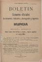 [Ejemplar] Bol. Cám. Comer. e Indus. y Cám. Agrícola de Murcia (Murcia). 29/2/1908.