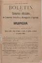 [Issue] Bol. Cám. Comer. e Indus. y Cám. Agrícola de Murcia (Murcia). 31/3/1908.