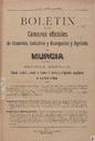 [Ejemplar] Bol. Cám. Comer. e Indus. y Cám. Agrícola de Murcia (Murcia). 30/6/1908.