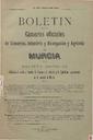 [Ejemplar] Bol. Cám. Comer. e Indus. y Cám. Agrícola de Murcia (Murcia). 31/7/1908.