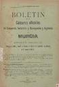 [Ejemplar] Bol. Cám. Comer. e Indus. y Cám. Agrícola de Murcia (Murcia). 30/11/1908.