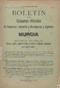 [Issue] Bol. Cám. Comer. e Indus. y Cám. Agrícola de Murcia (Murcia). 30/4/1909.