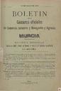 [Issue] Bol. Cám. Comer. e Indus. y Cám. Agrícola de Murcia (Murcia). 31/5/1909.