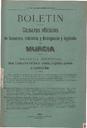 [Issue] Bol. Cám. Comer. e Indus. y Cám. Agrícola de Murcia (Murcia). 31/12/1910.