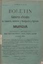 [Ejemplar] Bol. Cám. Comer. e Indus. y Cám. Agrícola de Murcia (Murcia). 30/4/1911.