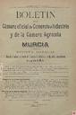 [Issue] Bol. Cámara de Comercio e Industria de Murcia. 1/8/1905.