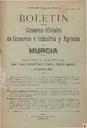 [Ejemplar] Bol. Cámara de Comercio e Industria de Murcia. 30/9/1906.