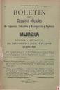 [Issue] Bol. Cámara de Comercio e Industria de Murcia. 31/1/1910.