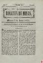 [Issue] Boletín de Minas (Murcia). 3/6/1841.