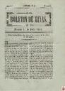 [Issue] Boletín de Minas (Murcia). 1/7/1841.