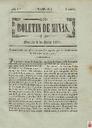 [Ejemplar] Boletín de Minas (Murcia). 8/7/1841.
