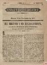 [Ejemplar] Boletín de Minas (Murcia). 18/11/1841.