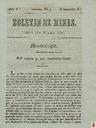 [Ejemplar] Boletín de Minas (Murcia). 16/12/1841.