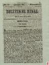 [Ejemplar] Boletín de Minas (Murcia). 13/1/1842.