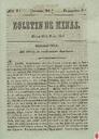 [Ejemplar] Boletín de Minas (Murcia). 20/1/1842.