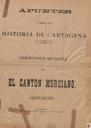 [Title] Cantón Murciano, El (Cartagena). 22/7–24/11/1873.
