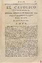 [Issue] Católico instruido en su religión, El (Murcia). 6/5/1820.