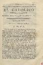 [Ejemplar] Católico instruido en su religión, El (Murcia). 15/8/1820.