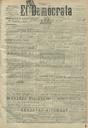 [Ejemplar] Demócrata, El : Diario de la tarde (Murcia). 28/1/1907.