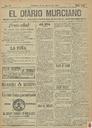 [Ejemplar] Diario Murciano, El (Murcia). 18/8/1907.