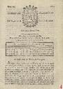 [Ejemplar] Diario de Cartagena (Cartagena). 18/10/1806.