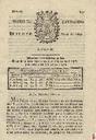 [Ejemplar] Diario de Cartagena (Cartagena). 6/3/1807.