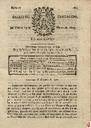 [Ejemplar] Diario de Cartagena (Cartagena). 13/3/1807.
