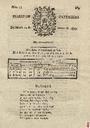 [Issue] Diario de Cartagena (Cartagena). 14/3/1807.