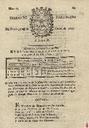 [Issue] Diario de Cartagena (Cartagena). 16/3/1807.
