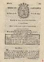 [Ejemplar] Diario de Cartagena (Cartagena). 30/3/1807.