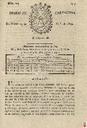 [Issue] Diario de Cartagena (Cartagena). 14/4/1807.