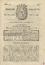 [Ejemplar] Diario de Cartagena (Cartagena). 30/4/1807.