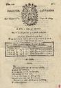 [Ejemplar] Diario de Cartagena (Cartagena). 1/5/1807.