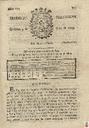 [Ejemplar] Diario de Cartagena (Cartagena). 4/5/1807.