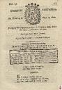 [Ejemplar] Diario de Cartagena (Cartagena). 19/5/1807.