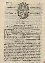 [Issue] Diario de Cartagena (Cartagena). 5/6/1807.