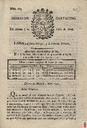 [Issue] Diario de Cartagena (Cartagena). 7/7/1807.