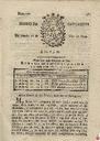 [Ejemplar] Diario de Cartagena (Cartagena). 11/7/1807.