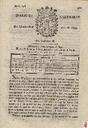 [Ejemplar] Diario de Cartagena (Cartagena). 18/7/1807.