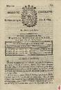 [Ejemplar] Diario de Cartagena (Cartagena). 29/7/1807.