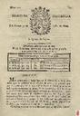 [Ejemplar] Diario de Cartagena (Cartagena). 31/7/1807.