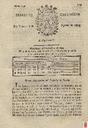 [Ejemplar] Diario de Cartagena (Cartagena). 7/8/1807.