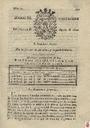 [Ejemplar] Diario de Cartagena (Cartagena). 24/8/1807.