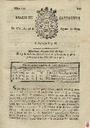 [Ejemplar] Diario de Cartagena (Cartagena). 26/8/1807.