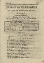 [Ejemplar] Diario de Cartagena (Cartagena). 26/10/1807.