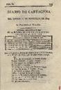 [Ejemplar] Diario de Cartagena (Cartagena). 21/11/1807.