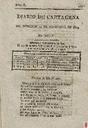 [Ejemplar] Diario de Cartagena (Cartagena). 22/11/1807.