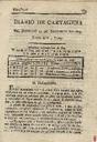 [Issue] Diario de Cartagena (Cartagena). 27/12/1807.
