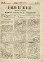 [Ejemplar] Diario de Murcia (Murcia). 9/3/1851.