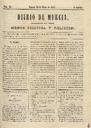 [Ejemplar] Diario de Murcia (Murcia). 14/3/1851.